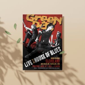 Green Day – Live at The House of Blues Poster
