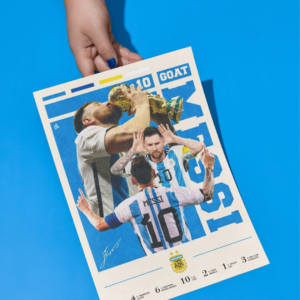 Lionel Messi – The GOAT Poster